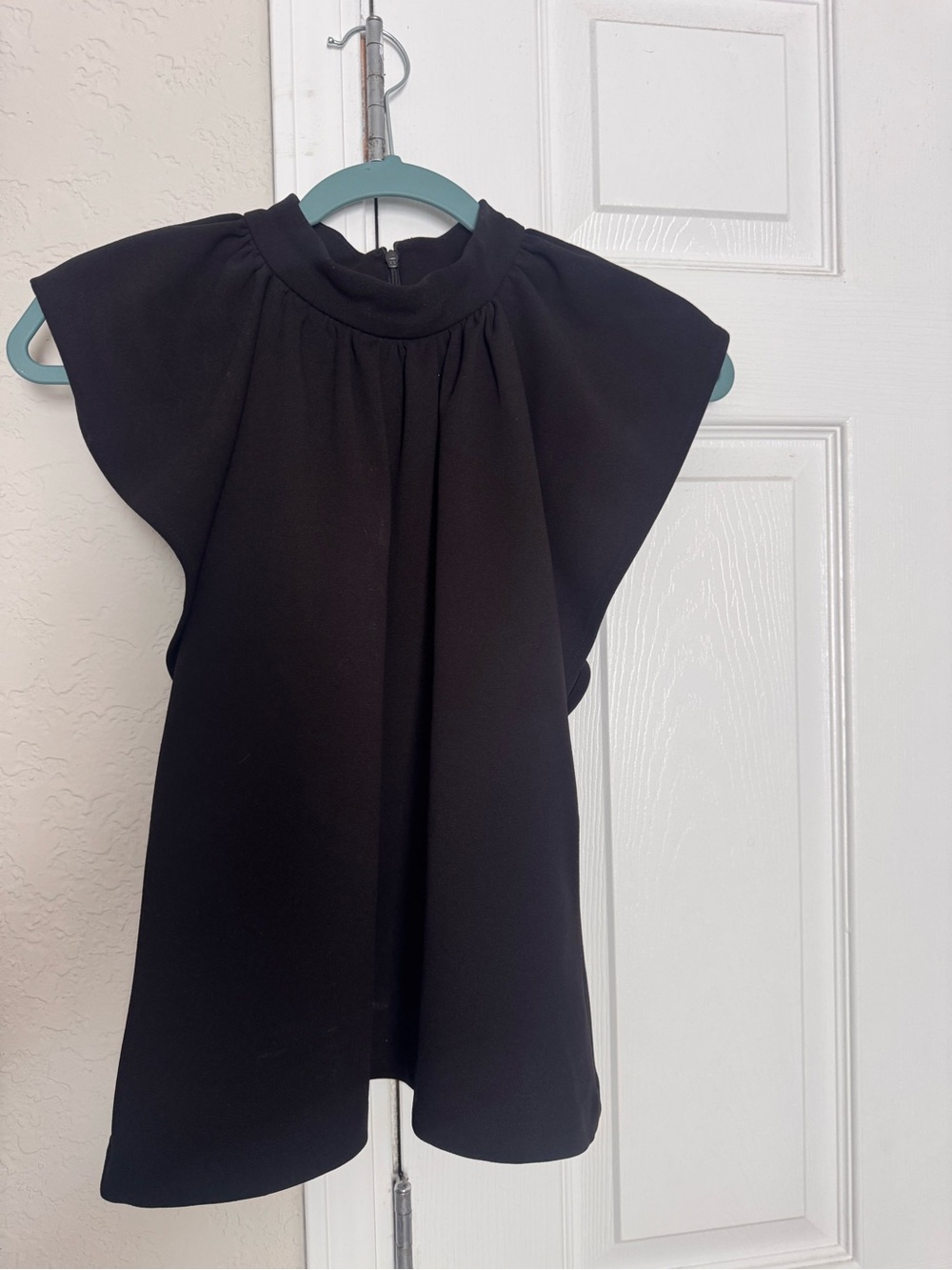 Calvin Klein Black Mockneck with Branded Tag